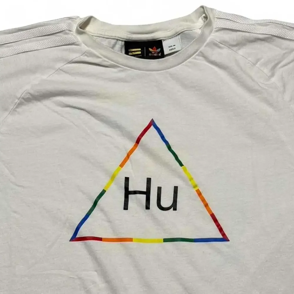 Adidas x Pharrell Williams Hu Infinite Species Graphic T-Shirt Medium White
